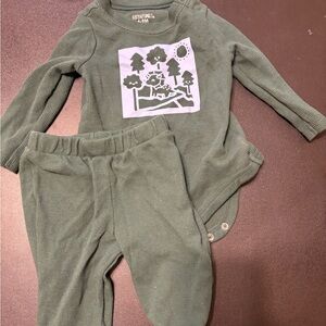 Garanimals Forest Green Baby Set